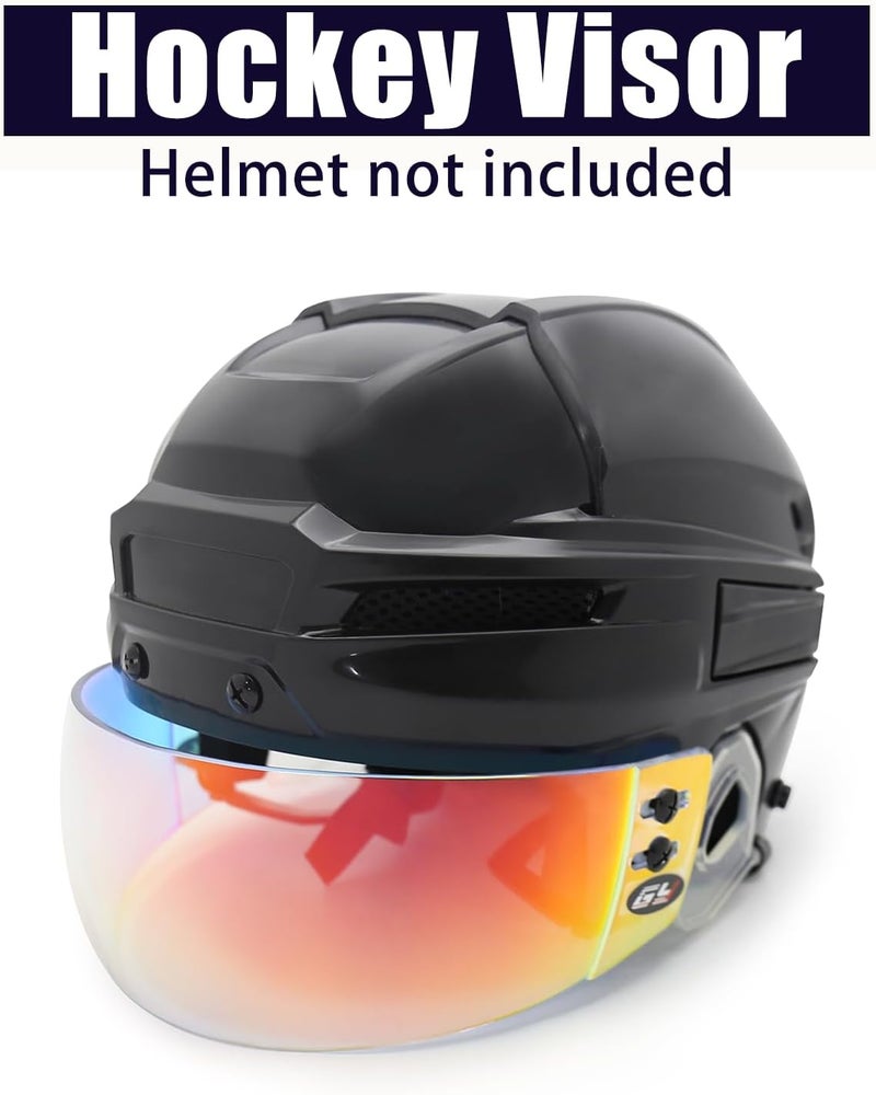 GY Hockey Visor Anti-Scratch/Anti-Fog Hockey Helmet Visor - Image 5